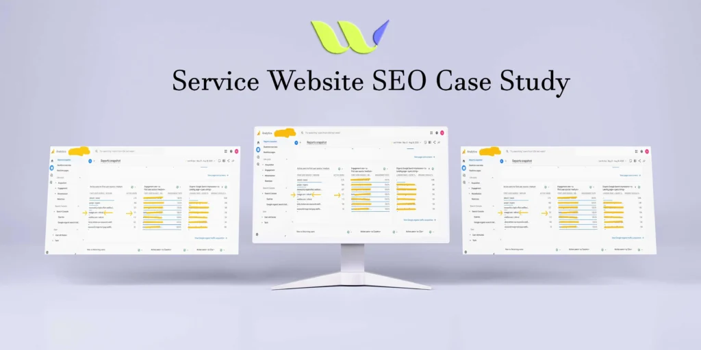 Service Website SEO Case Study